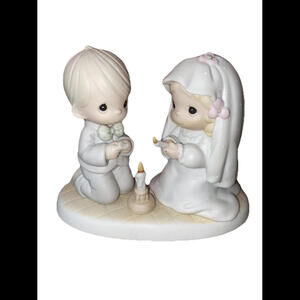 🌼Precious Moments, 520837, The Lord Is Your Light To Happiness, Issued 1988